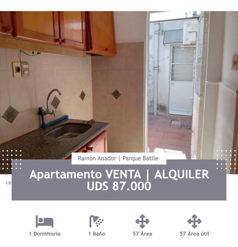 Venta | Alquiler, 1 Dormitorio Y Medio, Parque Batlle, Montevideo