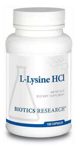 Biotics Research L Lisina Hci Aminoácido L Lisina Suplemen.