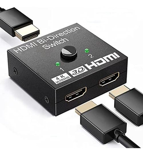 Splitter Hdmi Bidireccional 1 En 2 Salidas Hdmi