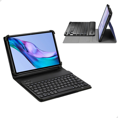 Tablet 6gb Ram + 128gb Teclado Capa Para Estudo E Trabalho Cor Cinza