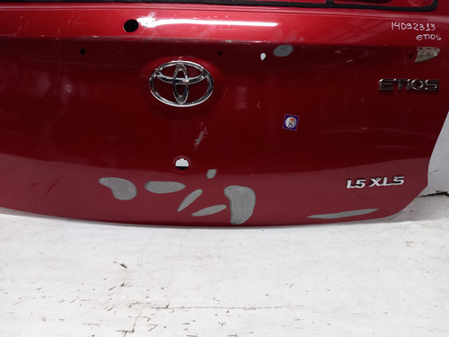 Tampa Traseira Etios Hatch Com Furo Original Gp (Usado)