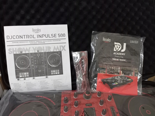 Hércules Djcontrol Inpulse 500 Ediciión Limtada Rojo Rojo (Usado)