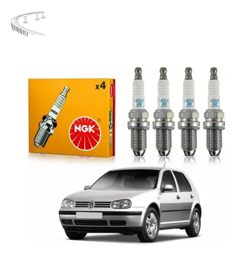comprar Jogo Velas Ngk Golf 1.6 8v Alemão A4 Motor Ea111 98u002F99