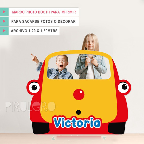 Marco Selfie Photo Booth Plim Plim Auto Tuni Para Imprimir