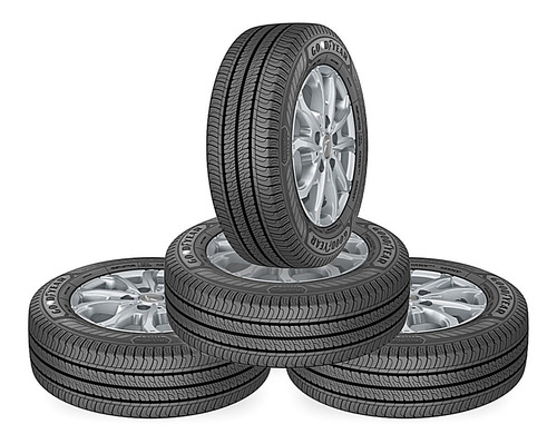 Pack 4 Llantas Efficientgrip Cargo Goodyear 205/65r16 107t