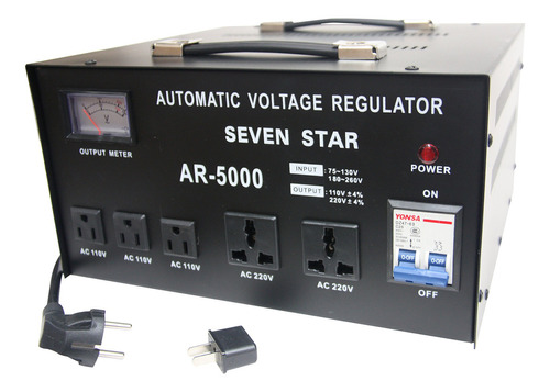 Sevenstar Ar 5000w Reglador / Estabilizador De Voltaje De Se