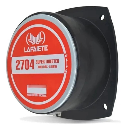 Super Twitter Lafaiete 2704 100w Rms 8 Ohms Profissional Cor Preto/prata
