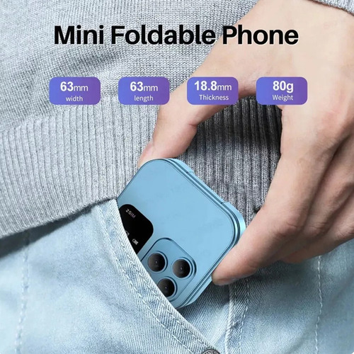 . Teléfono Móvil 2g Con Tapa No Inteligente I16 Pro Dual Sim