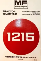 Comprar Manual De Repuestos Tractor Massey Ferguson 1215
