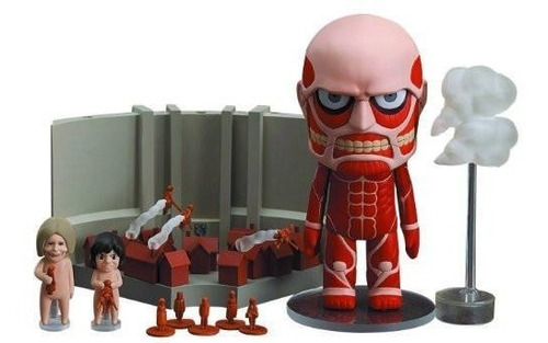 Figura Nendroid 360 Colossus Titan Set Attack On Titan/snk