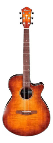 Guitarra Electroacustica Ibanez Ambar Sombreado Aeg70-vvh