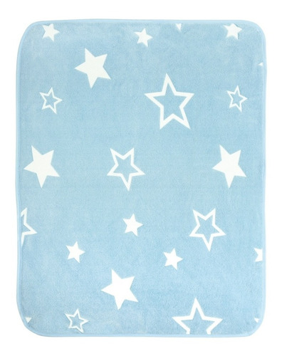 Baby Mink Frazada Glow Luminiscente Con Estrellas Que Brilla