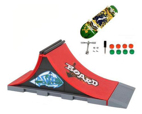 Skate De Dedo Com Rampa Quarter Pipe Duplo 50929 Toyng