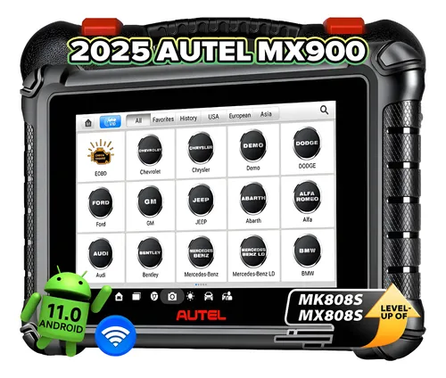 Autel Mx900 Scanner Auto Bidireccional, Canfd Doip Mercosur