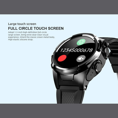 Imagen 4 de 10 de Smartwatch Reloj Inteligente S201 Con Audifonos 5.0 Fralugio
