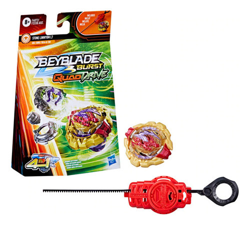 Beyblade Burst Quaddrive Stone Linwyrm L7 Starter Hasbro Color G05 Qd05 Tb14-q S01