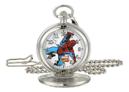 Reloj De Bolsillo De Cuarzo Analógico Spider-man