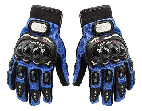 Sunflower Pro-biker - Guantes Cortos De Cuero Para Motocicle