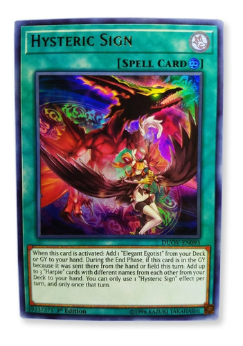 Yugi-oh! Hysteric Sign Duov-en093 Ultra