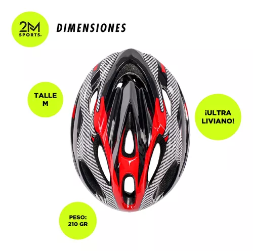 Casco Bici Ciclismo Hombre Bicicleta Mujer Seguridad 2m Sports