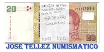 Comprar Fajo 100 Billetes $ 20 Serie E Correlativos Unc  Palermo