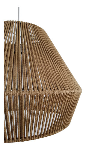 Lámpara Colgante Premium Cordón/yute 45cm Kit Eléctrico Tostado