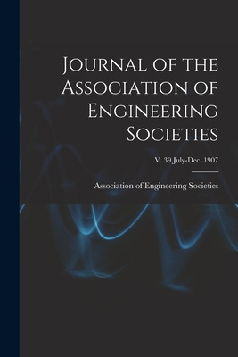 Libro Journal Of The Association Of Engineering Societies...