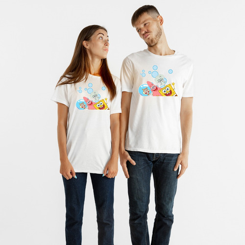 Playera Unisex De Bob Esponja Personajes