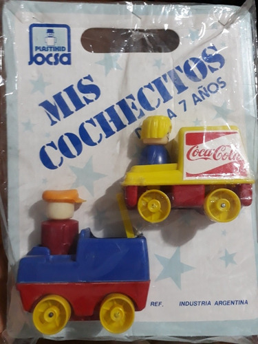 Lote Juguetes Vintage De Plástico Jocsa Nuevos En Caja