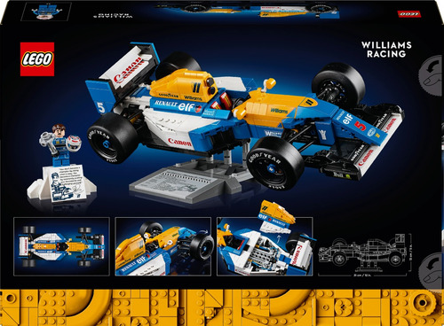 Lego Icons 10353 Williams Racing Fw14b Y Nigel Mansell