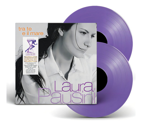 Vinilo morado limitado de Laura Pausini, entre tú y el mar