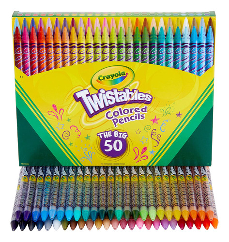 Juego De Lápices De Colores Crayola Twistables Para Rellenar