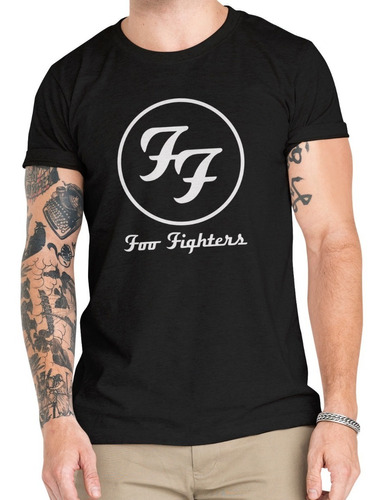 Polera Foo Fighters Rock Band Algodón Orgánico Premium Mus17