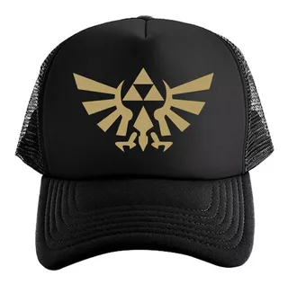 Gorra Unisex Black De Malla Zelda Breath Of The Wild Gamer