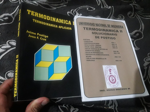 Libro Termodinámica Tomo 2 Y Solucionario Postigo 