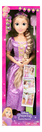 Muñeca Disney Princess Rapunzel Playdate De 81 Cm Con Acceso