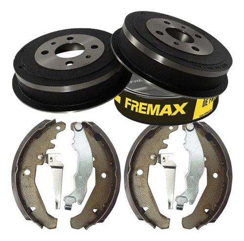 Kit Frenos Traseros Campanas Y Cintas Fremax P/ Fiat Palio