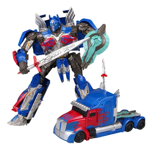Optimus prime el ultimo caballero juguete sale