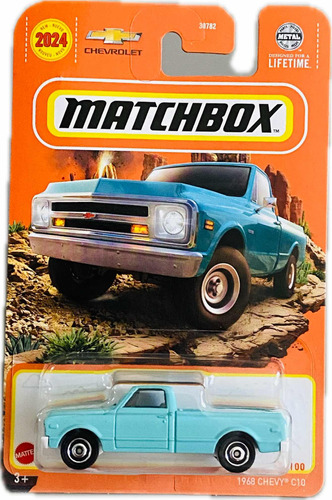 Matchbox 1968 Chevy C10 Turquesa 19/100 | 2024 | 1a Edición