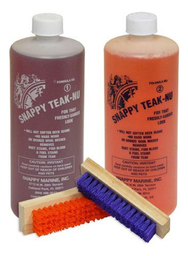 Kit Snappy Combo Para Teca Limpiador Y Abrillantador