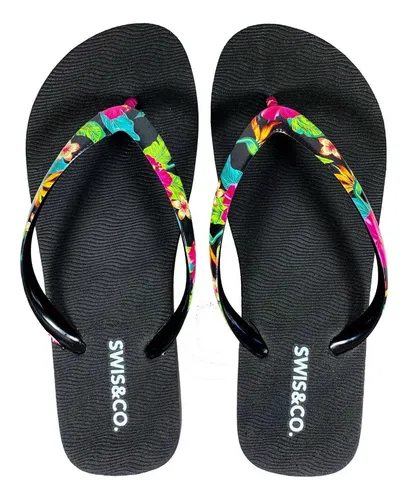 Ojotas Sandalias Mujer Tira Silicona Suave Livianas Verano
