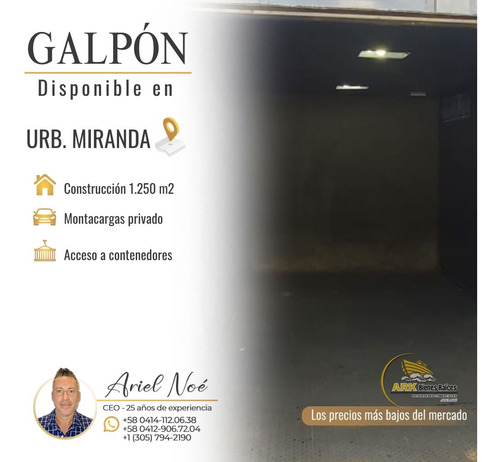 (#1041) Galpon De 1.400 M2 En La Urb. Miranda, Caracas