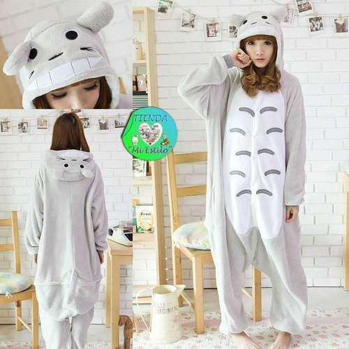 Kigurumi Totoro Pijama Enterito Disfraz Unisex Abrigador