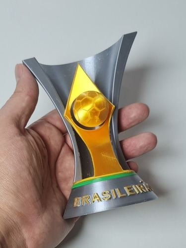 Miniatura Taça Campeonato Brasileiro Feita Em Impressão 3d