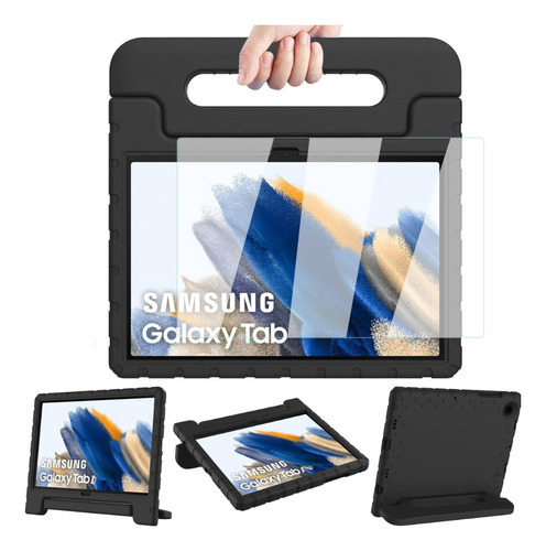 Mica + Funda Para Galaxy Tab A9 Plus 2023 Sm-x210 Agarradera