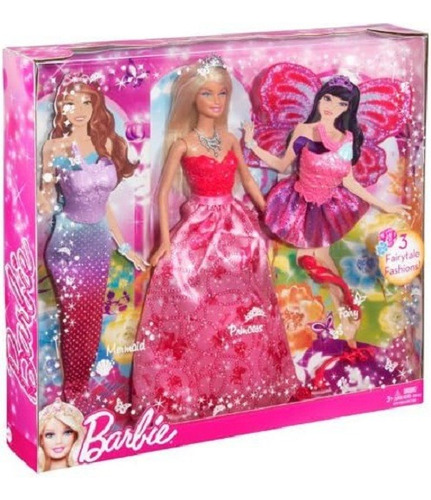 Barbie Princesas E Fadas Mundo De Fantasia Da Mattel De 2012