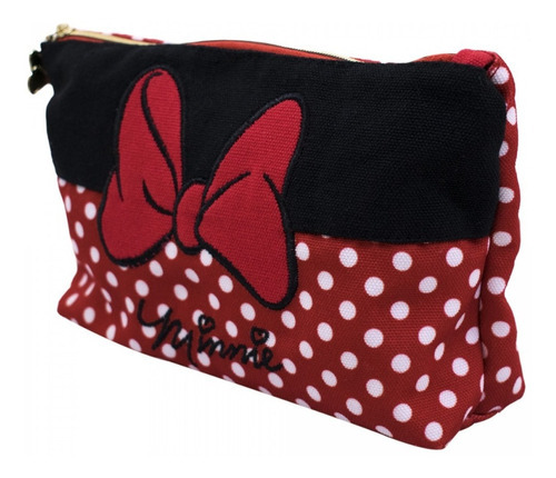 Necessaire Minnie Laço 12x17cm - Disney Cor Vermelho