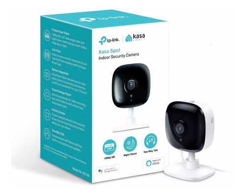 Tplink Kasa Spot 1080p Hd Smart Alexa Camara De Seguridad 