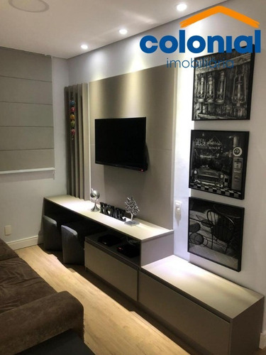 Imagem 4 de 14 de Apartamento 2 Quartos Com Suíte E Sala Ampliada No Grand Club Centro De Jundiaí - Ap01367 - 69405403