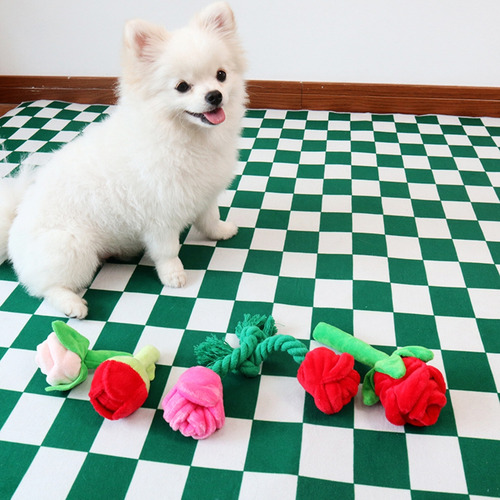 (b) Juguete Masticable De Peluche Para Perros Pequeños Y Med
